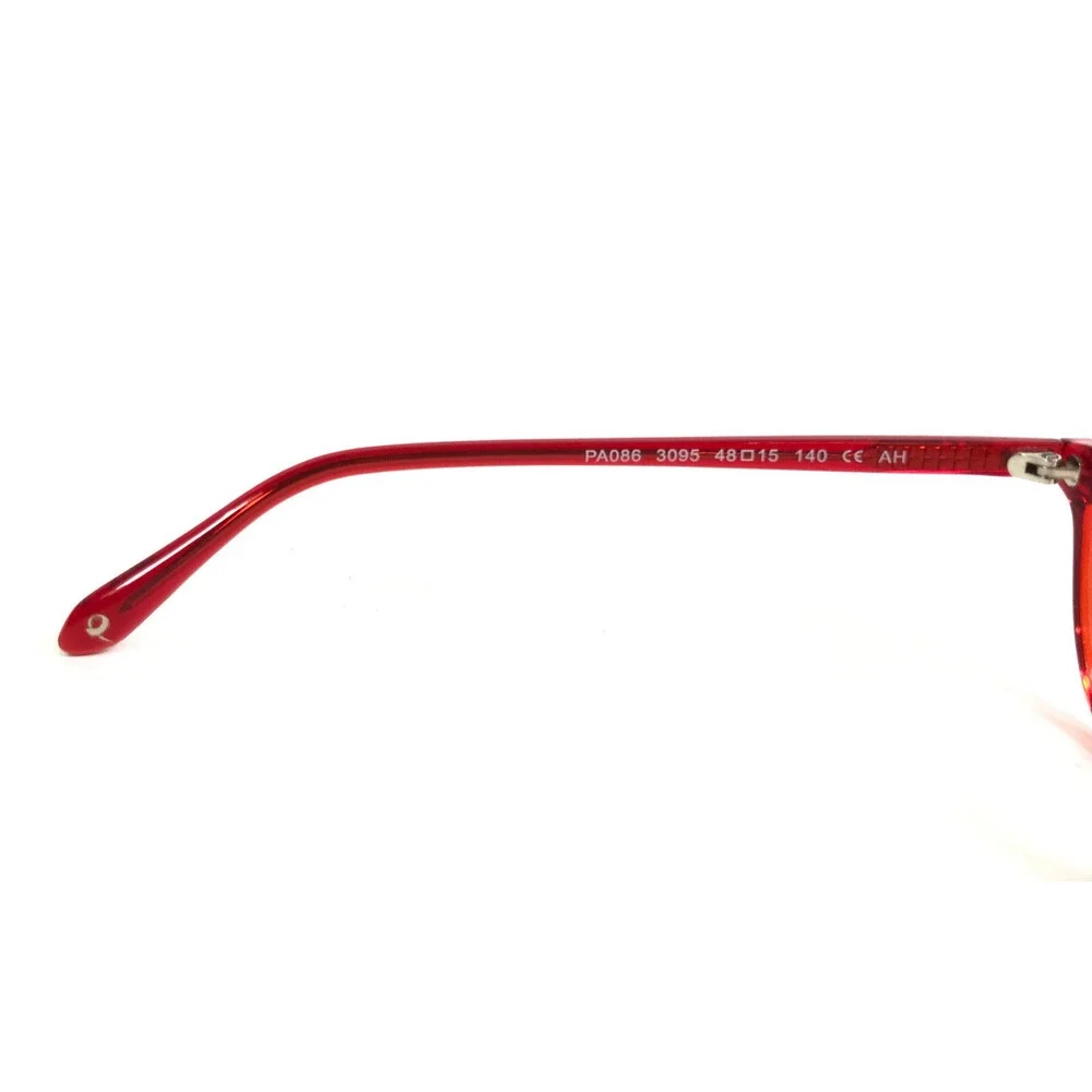 J. F. Rey Petite Eyeglasses Frames PA086 3095 Clear Red Black Striped 48-15-140